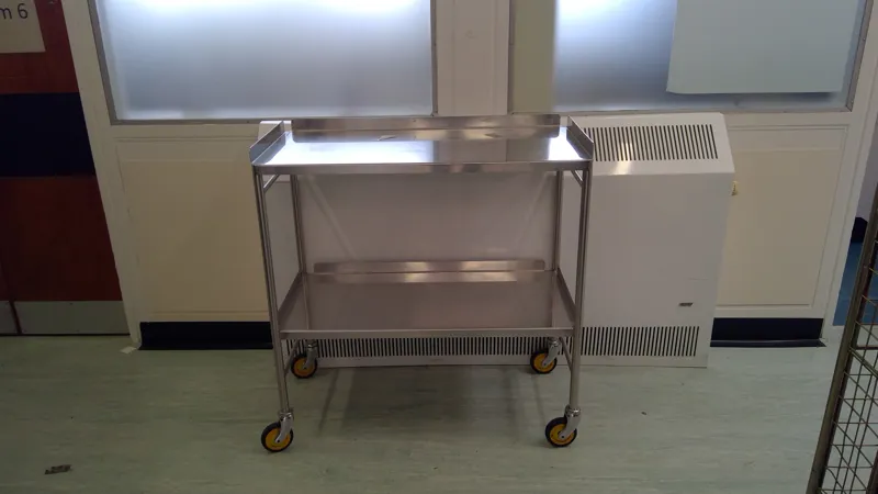 Stainless steel trolley
