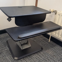Adjustable Standing Desk Converter with Keyboard Tray
