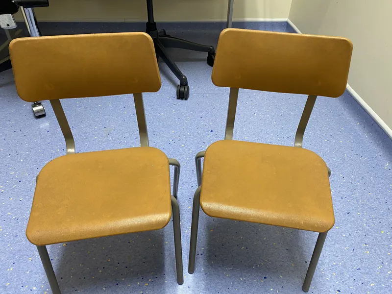 Two children’s chairs