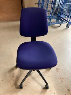 Dark purple Office Task Chair with Wheels