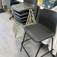Stacking Chairs - Grey/Beige Mix (Approx 12 units)