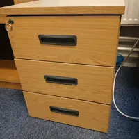 Small wooden Storage Cabinet with 3 Drawers