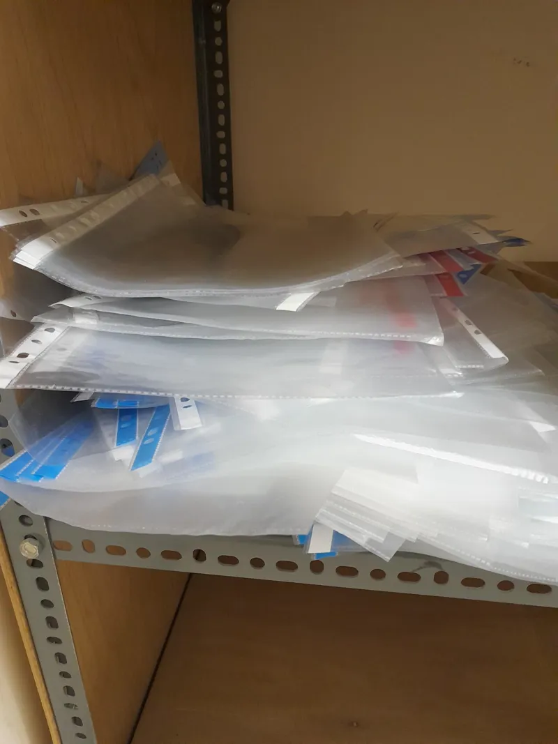 Clear Plastic Document Wallets/Folders - Qty 50+