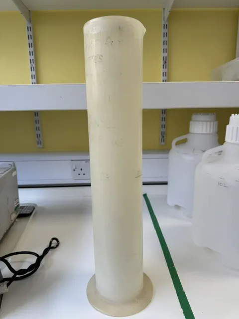 Pipette jar - soaking/disinfection glass serological pipettes