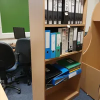 Wooden Office Storage Shelving Unit