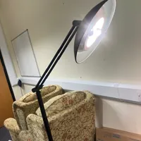 LED Desk Lamp with Adjustable Arm - Black