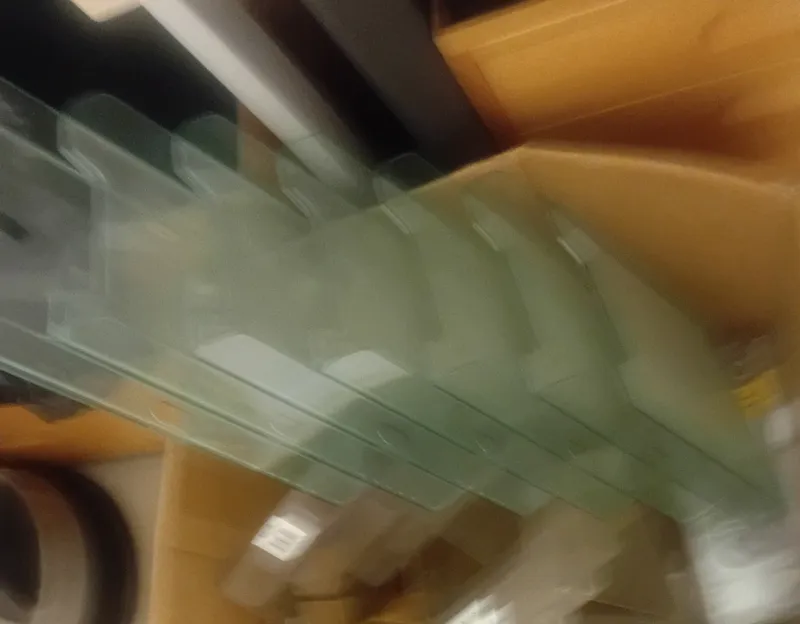 Assorted Clear Plastic Storage Boxes or Filing Trays