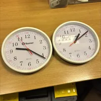 Banner Quartz Wall Clock - Pair