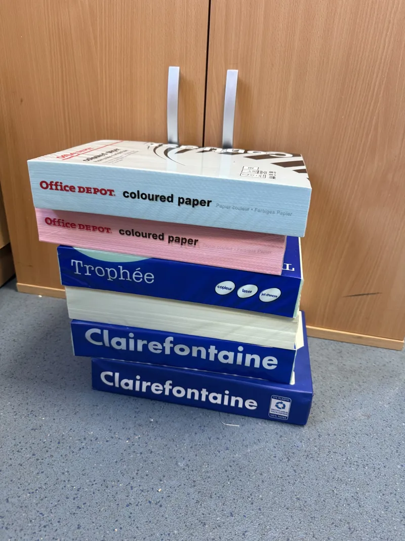 Coloured Paper Bundle
