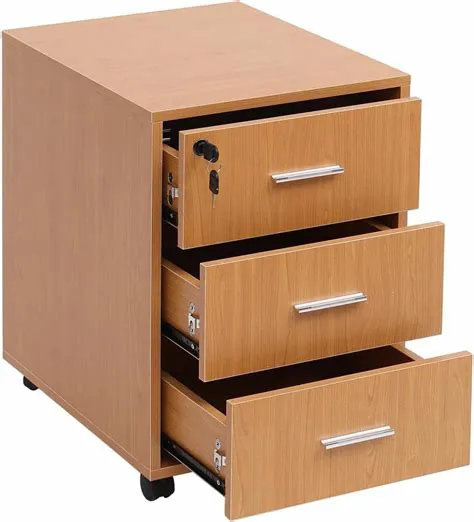 Desk drawers (3-4 drawers, wood)
