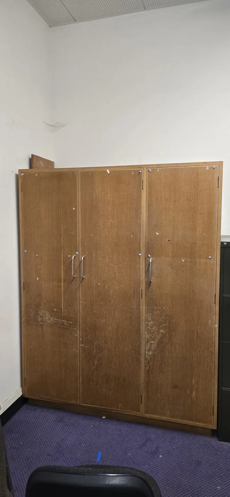 Large wooden wardrobe