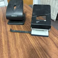 Impega & Leitz 2-Hole Paper Punches - Office Equipment Bundle