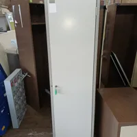 White Single locker with key