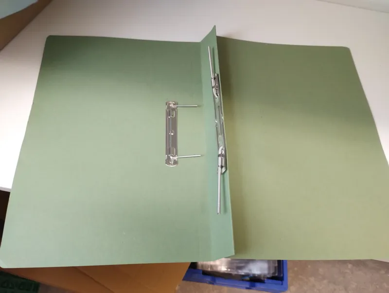 Green 2-Hole Lever Arch File/Folder