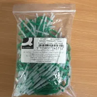 Q-Connect Green Treasury Tags - Plastic 51mm - 100 pack