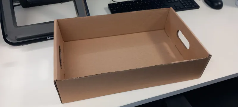 Cardboard Storage Trays - Flat Pack Boxes (Qty ~300+)