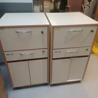 6  bedside lockers