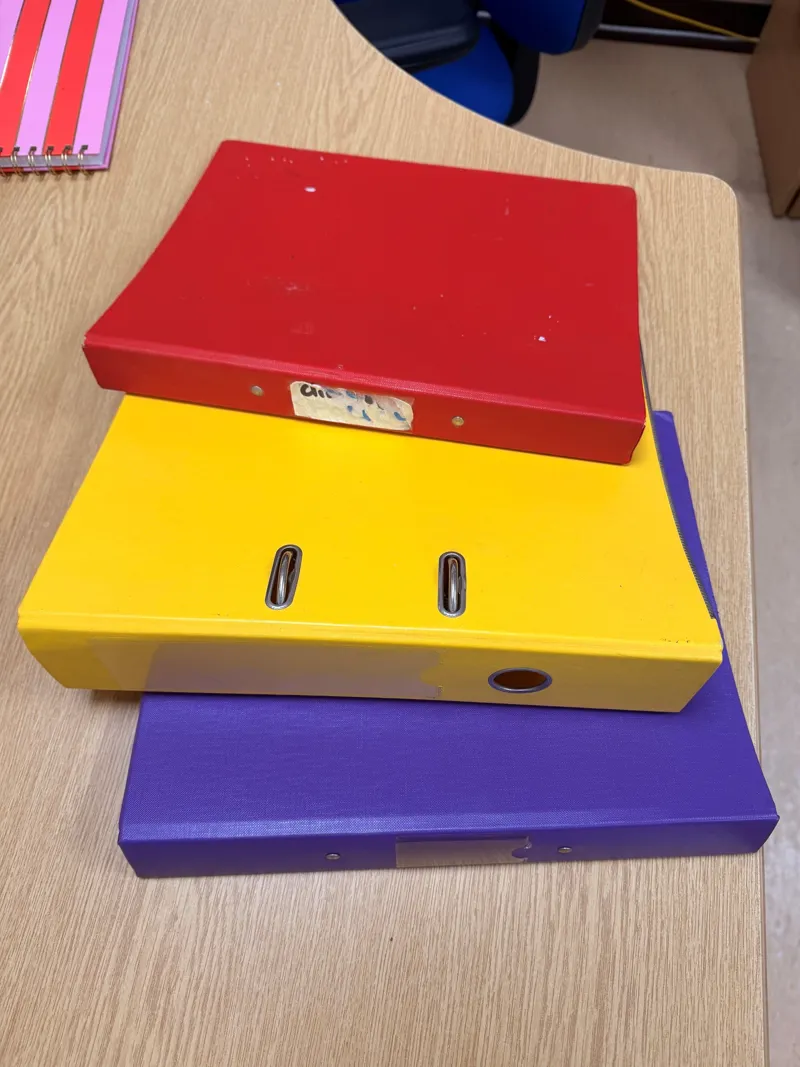 assorted A4 ring binders