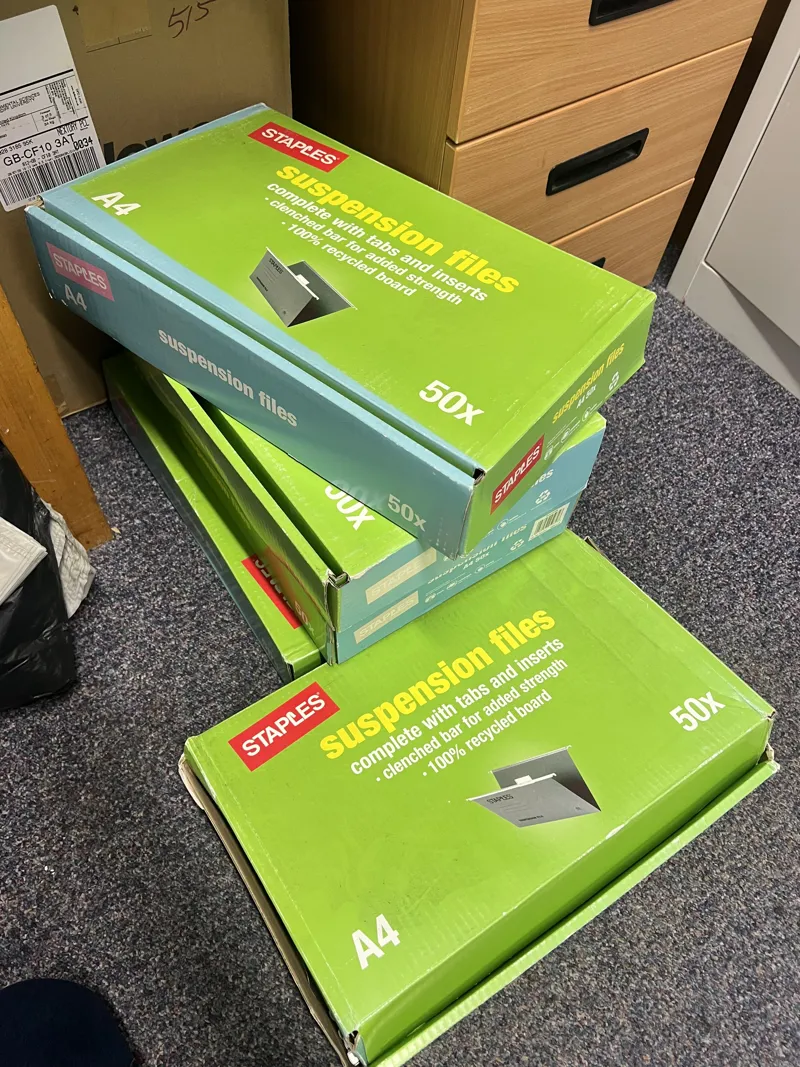 A4 suspension files