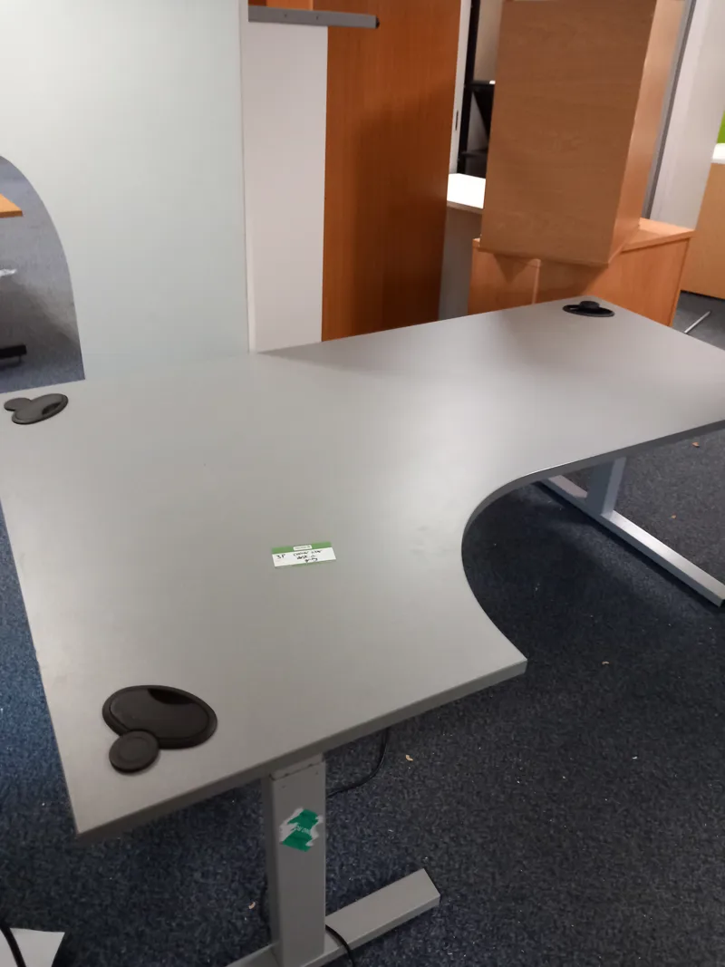 (3P) Height adjustable desk - GREY