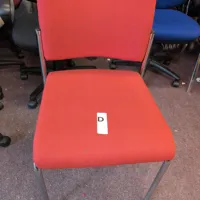 Visitors chair D - red