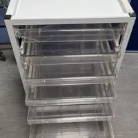 3 Medical/Clinical Wheeled Storage Trolleys 5/6 drawers