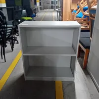 White Open Shelving Unit with 3 Shelves