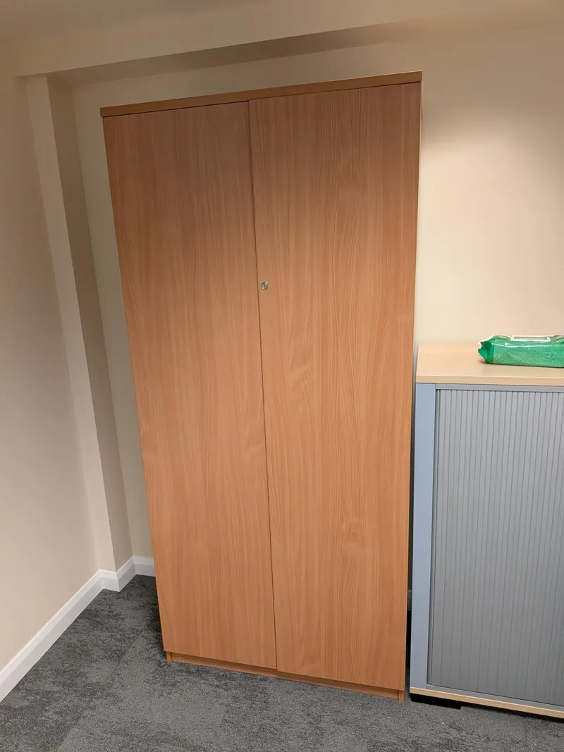 Wooden Cabinet with Double Doors