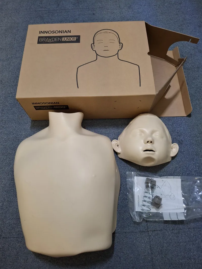 Innosonian Brayden Adult Manikin Silicon Airway Valve Pack of 24 & Air Filters