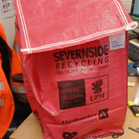 Red Recycling Bag