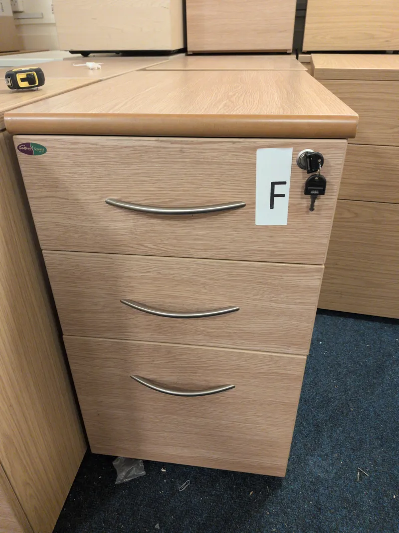 Pedestal F - Desk Height