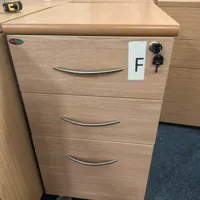 Pedestal F - Desk Height
