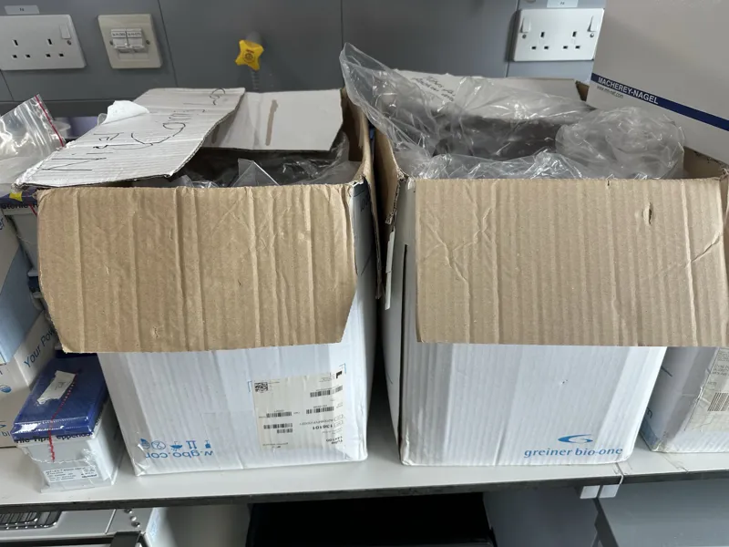 Plastic test tubes