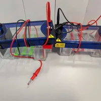 Pair of Fisher Scientific Electrophoresis Power Supplies with Test Leads