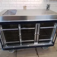 Grundy Modulus Commercial Heated Trolley with Stainless Steel Top