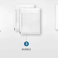 Mail envelopes, bubblewrap and packing materials
