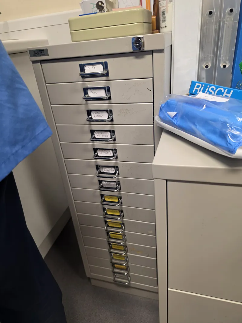 WANTED: Metal Multi-Drawer Cabinet