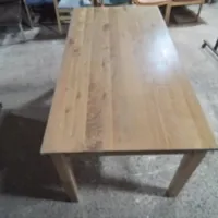 Wooden Dining Table - Natural Wood Finish