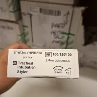 Smiths Medical Portex Tracheal Intubation Stylet 2.0mm - Box of 10