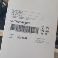 Evolan Ichthopaste Medical Dressing - 7.5cm x 6m (12 units)